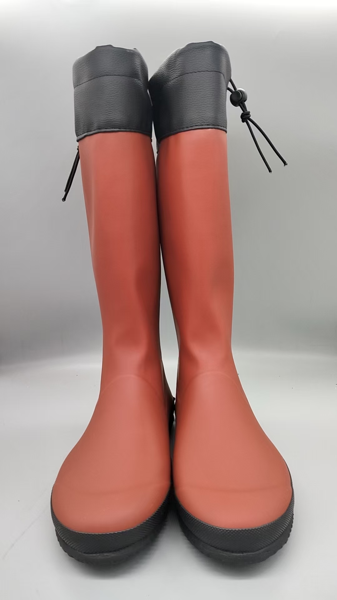 Womens stylish latex rain boots
