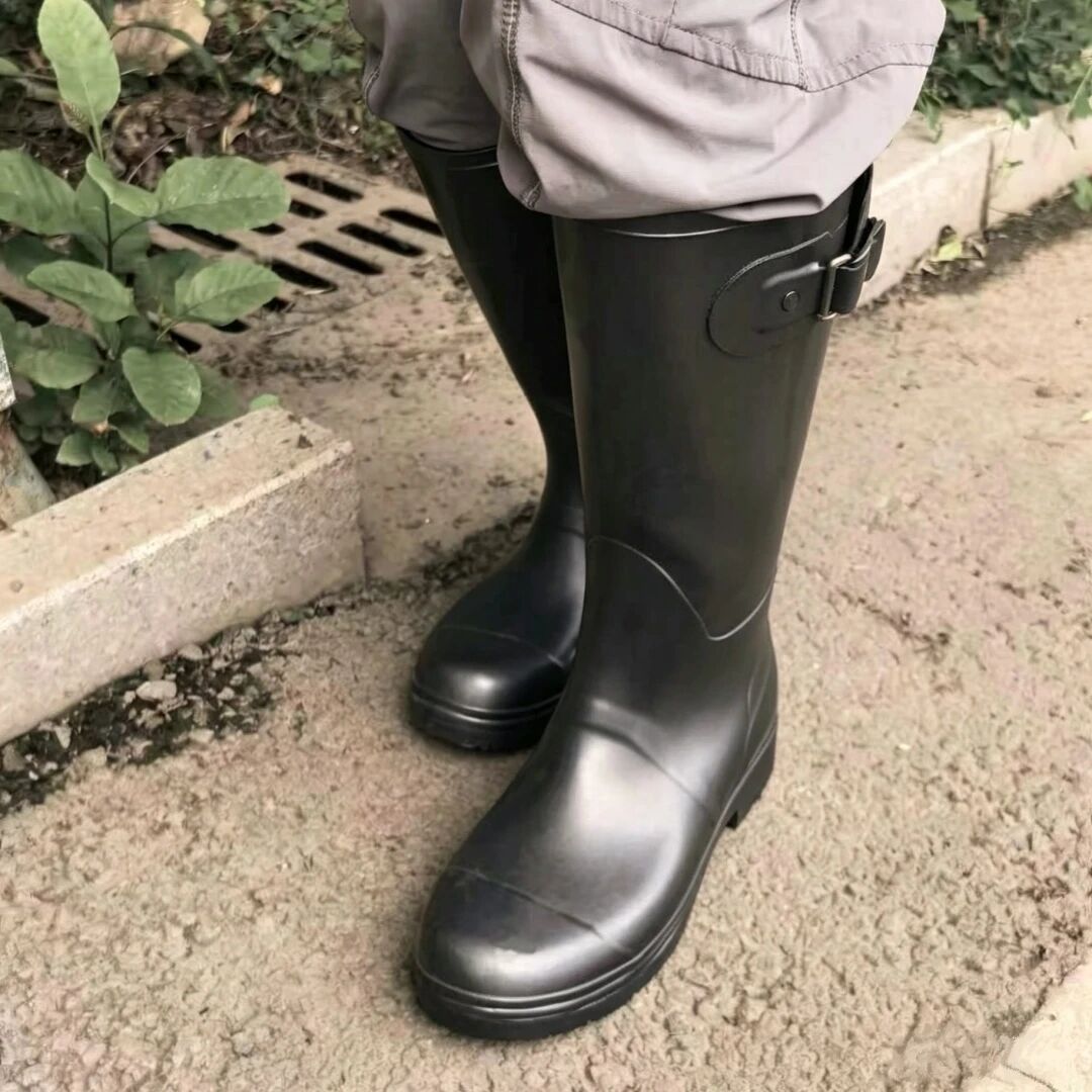Tall-knee-high-antistatic-protective-rubber-boots-for-industry-work