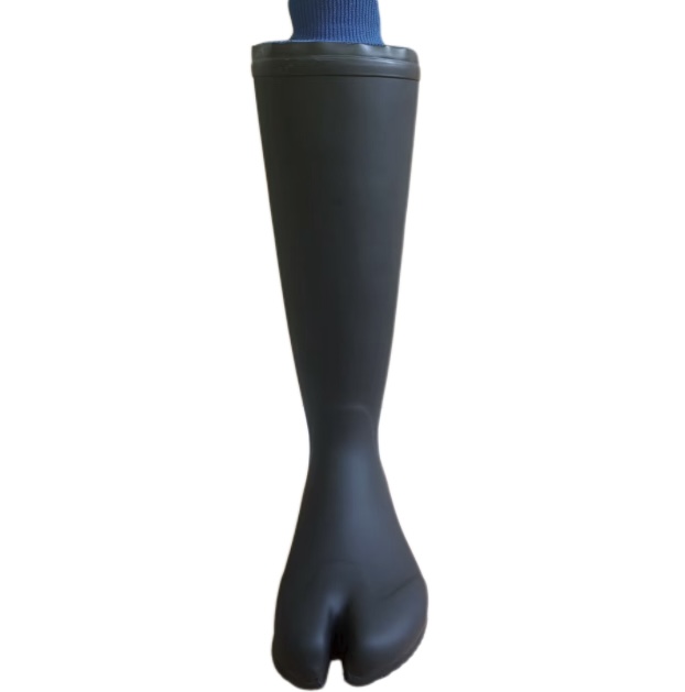 Men knee - high latex boots