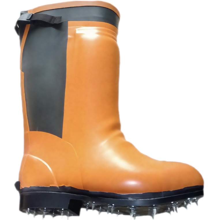 Durable cut-resistant boots for work
